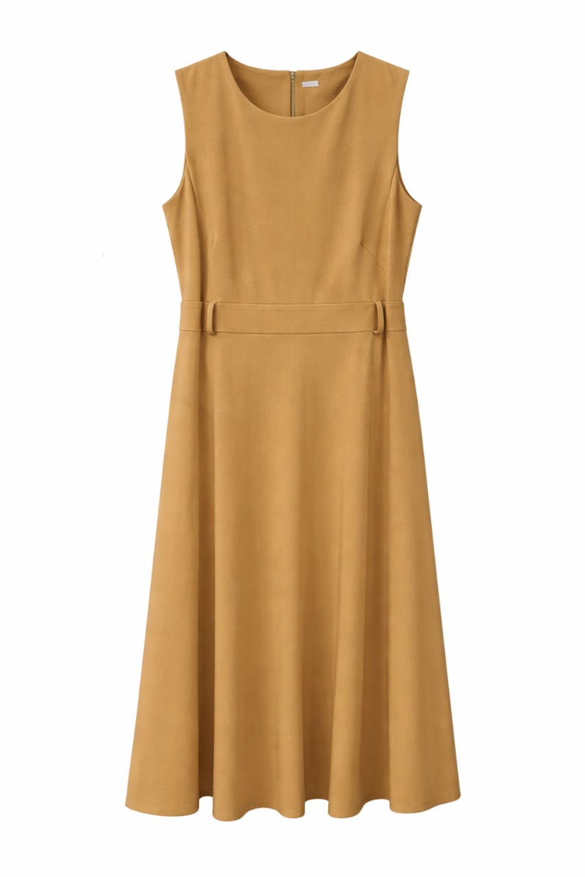 Mustard Ladies Dress _0