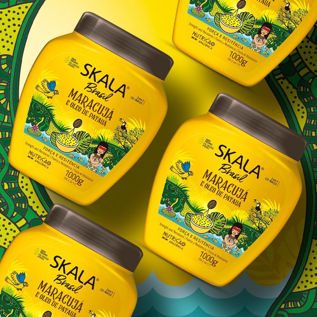 SKALA Brasil Crema Maracuja - 1000g | سكالا كريم الشعر البرازيلي - 1000 غرام
