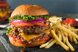 Beef burger double