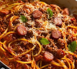 Spaghettis aux Saucisses 