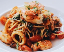 Spaghettis aux Fruits de mers