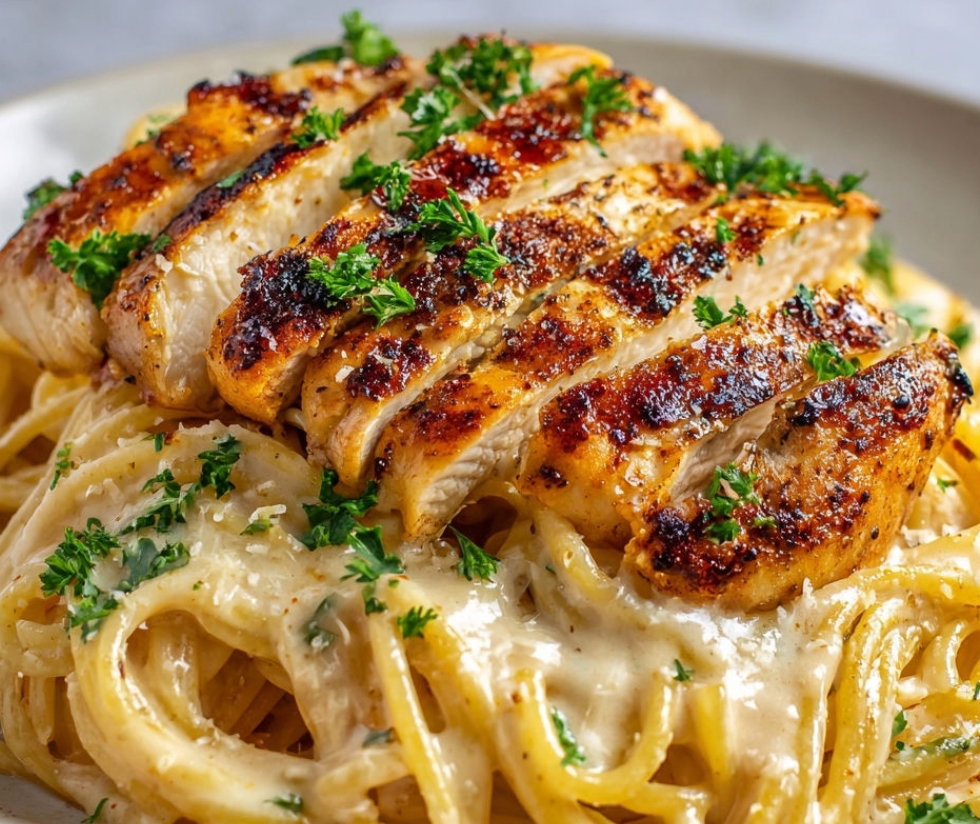 Spaghettis à la crème _0