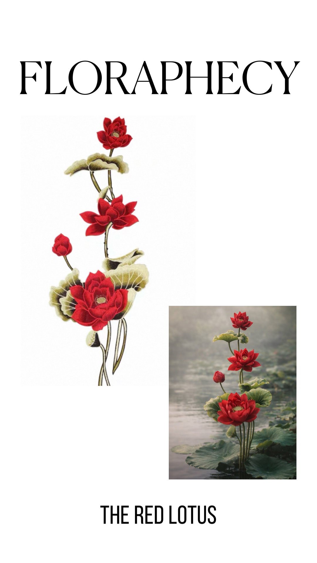 RED LOTUS on Ivory_5