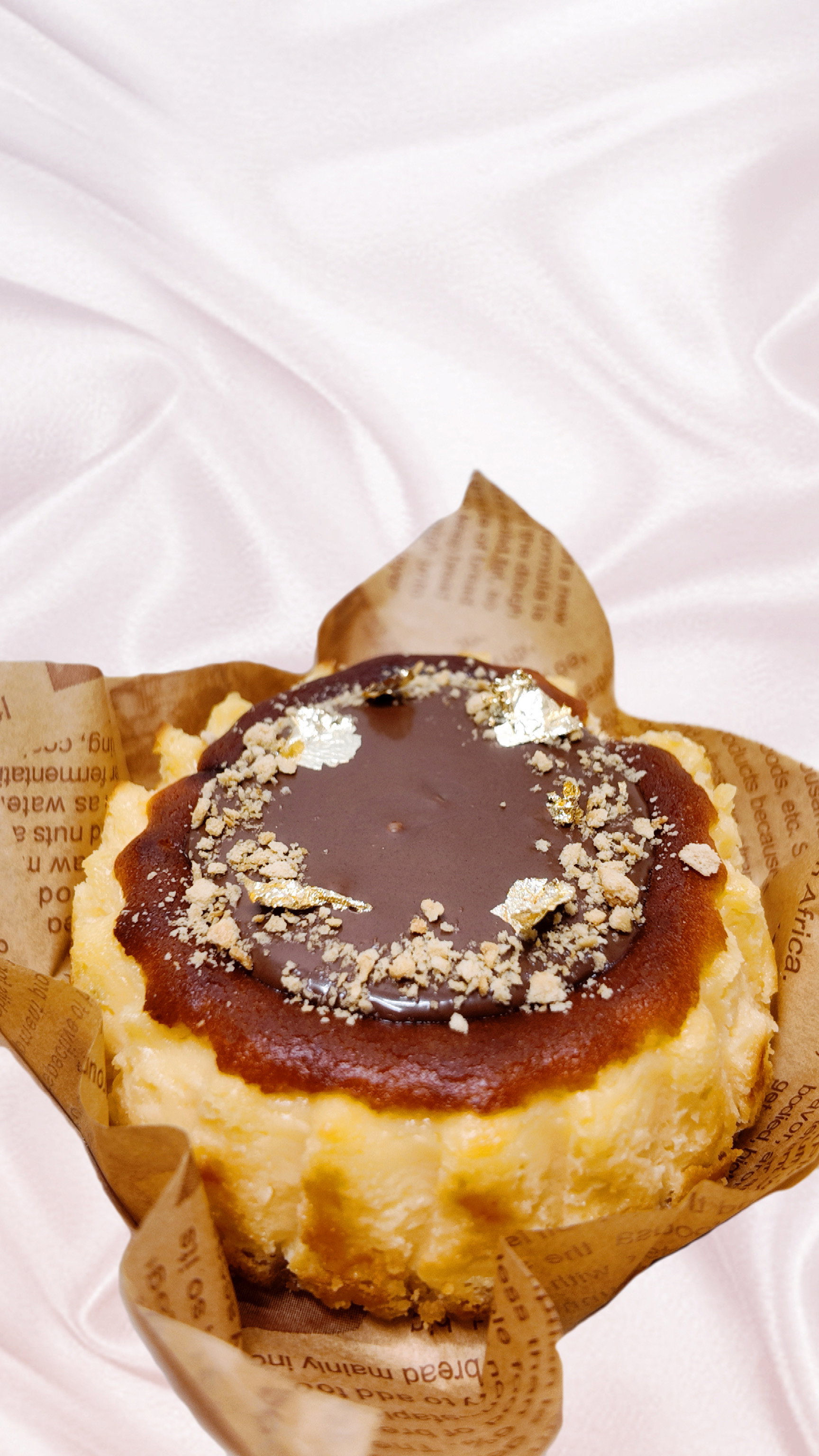 Nutella Bento Burnt Basque Cheesecake 4 Inch 