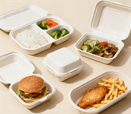 分格便当 Bento Boxes Bekas Bersekat