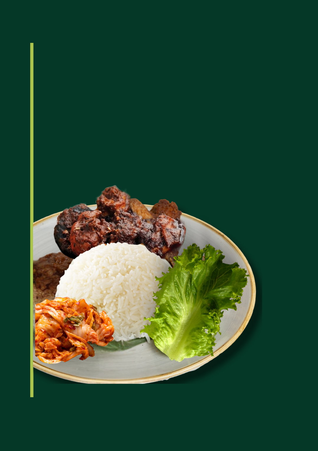 Ayam Buah Keluak with Achar Awak
