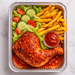 Frango Grelhado c/ Batata Frita, Salada