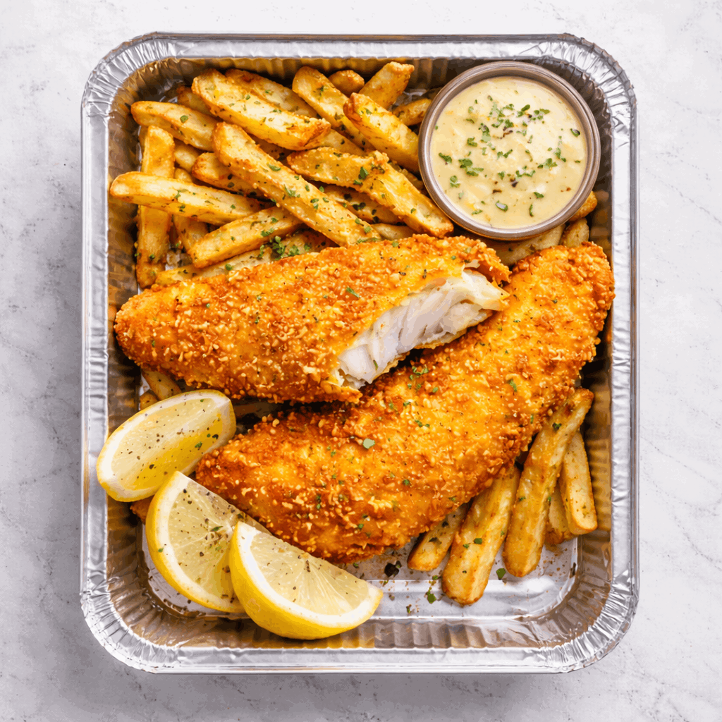 Peixe Panado c/ Batata Frita & Salada_0