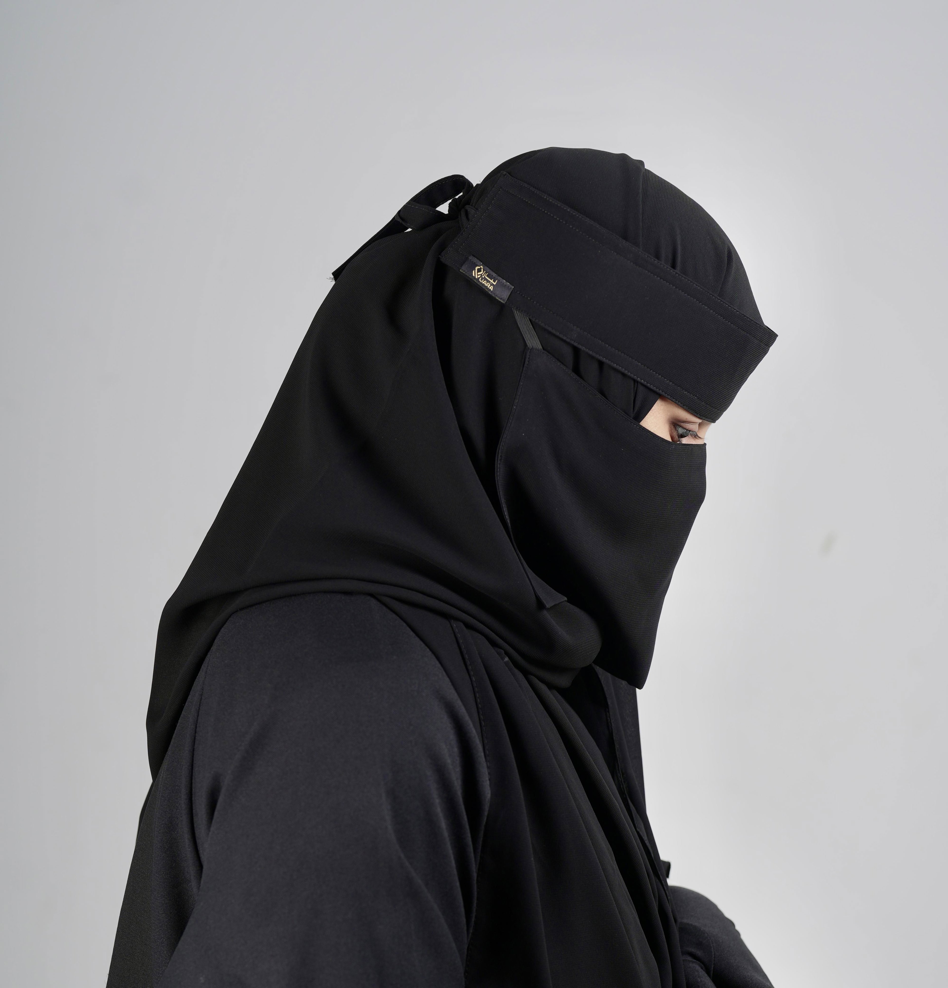 Liara Mini small Niqab (6 inch /12 inch)_4