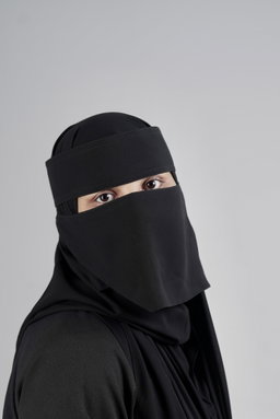 Liara Mini small Niqab (6 inch /12 inch)