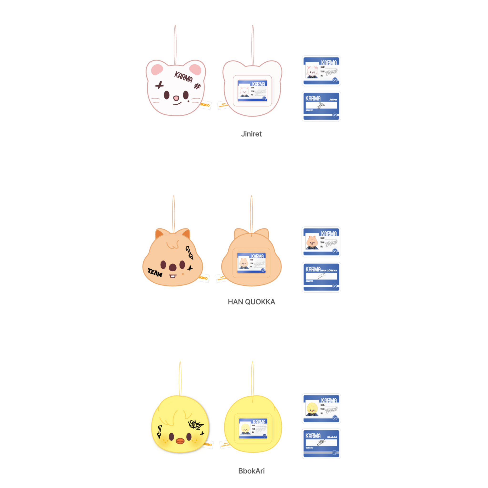 SKZOO NAME TAG (KARMA Ver.) SKZ  [POP-UP STORE [KARMA] MD] _1