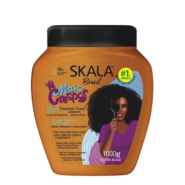 سكالا كريم كريسبوس لمعالجة وتغذية الشعر الكيرلي 1000جم SKALA MaisCrespos Hair Treatment