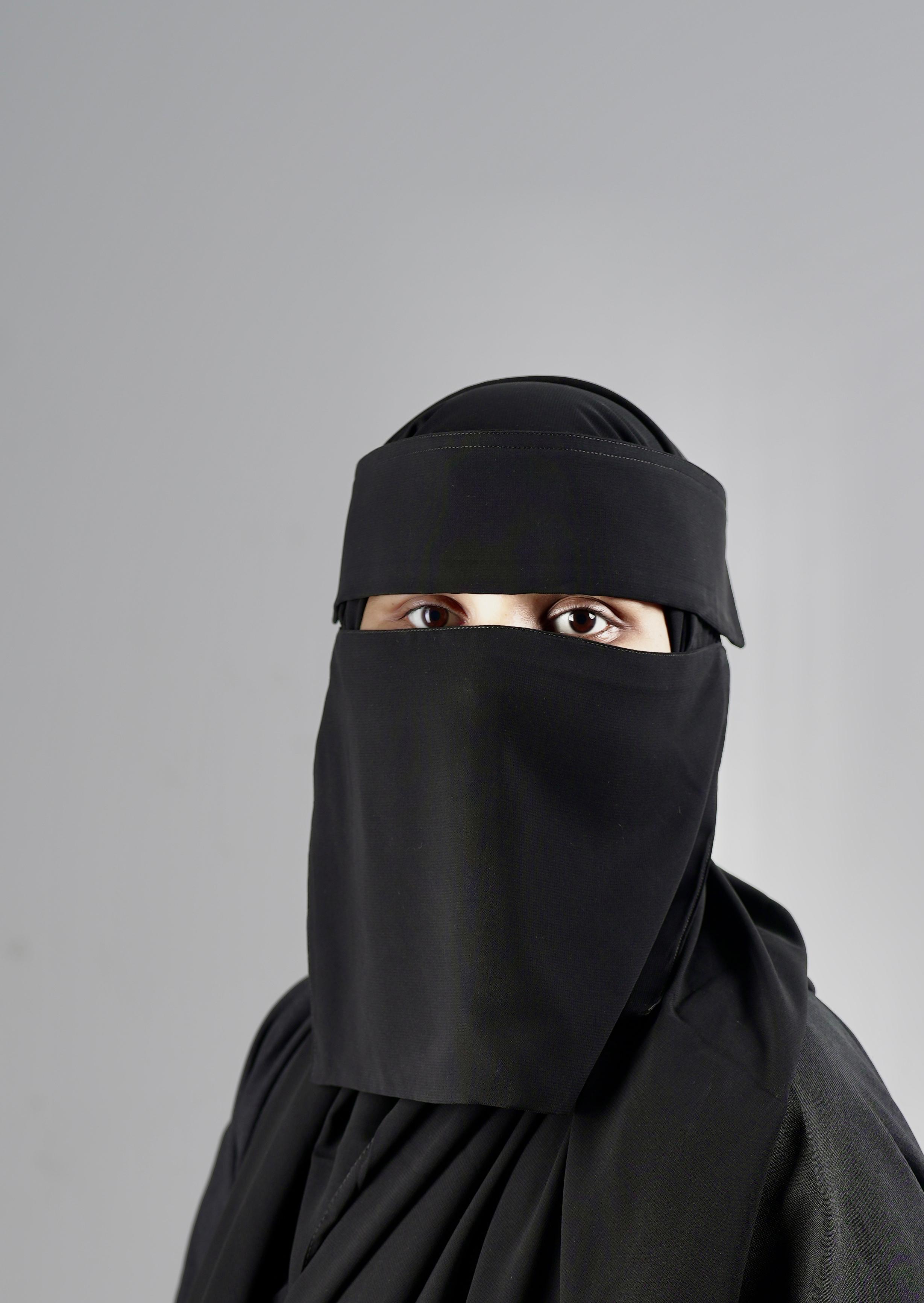 Small Double Layer Niqab (8 inch / 12 Inch )