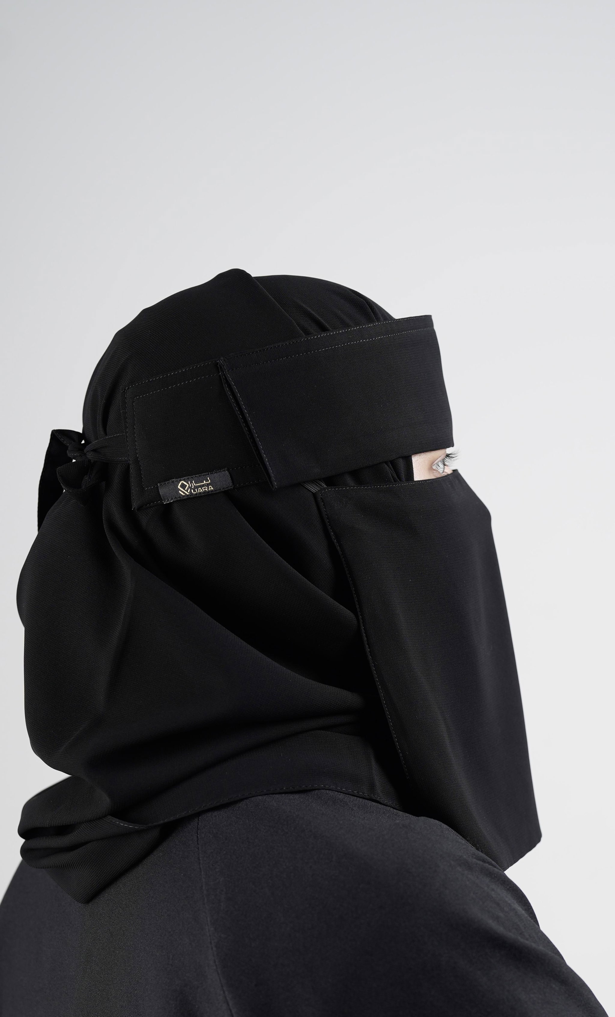 Small Double Layer Niqab (8 inch / 12 Inch )_2