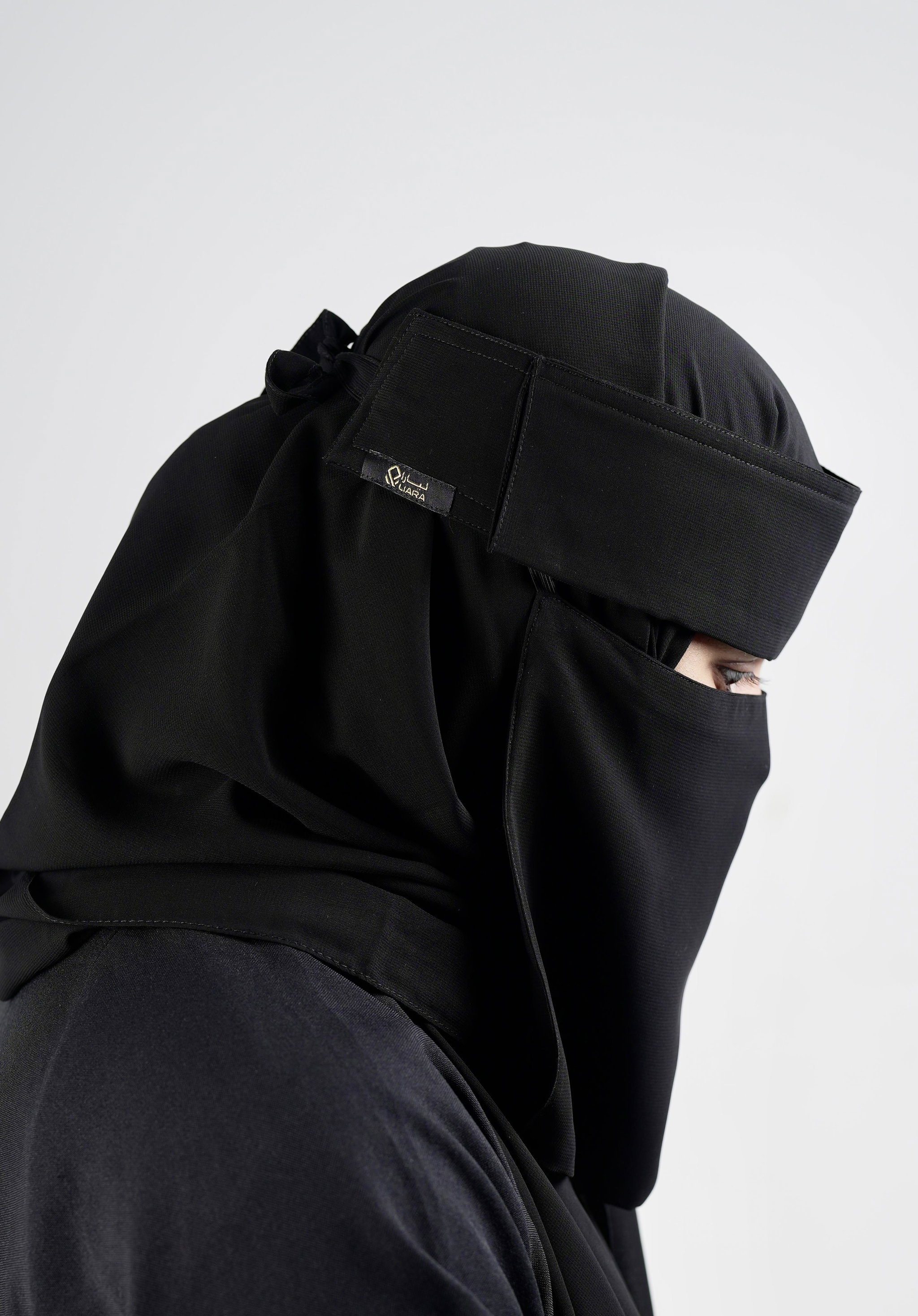 Small Double Layer Niqab (8 inch / 12 Inch )_1