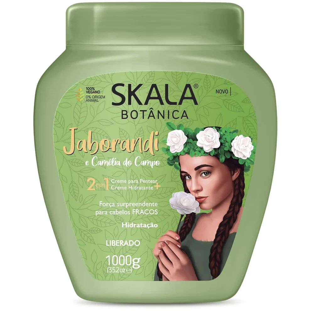 Skala Jaborandi And Camellia Cream - 1000g | سكالا كريم ماسك وبلسم للشعر الدهني - 1000 غرام