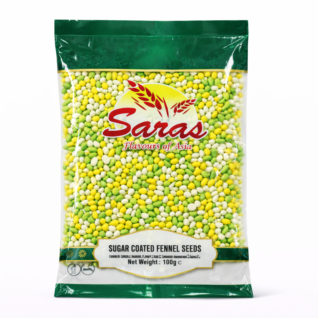Saras Sugar Coated Sounf 100g