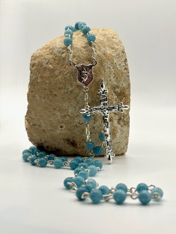 Rosario Jade Aguamarina 6mm 