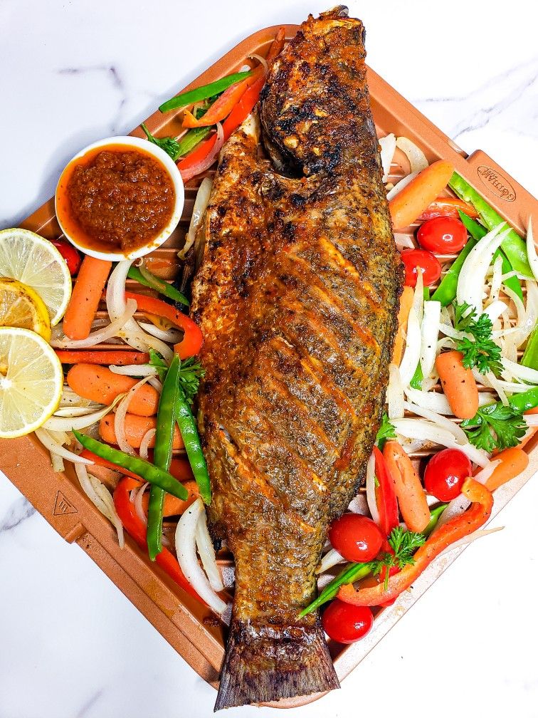 Banku with Snapper