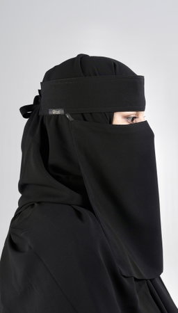 Large Normal Niqab (11 inch /12 inch)