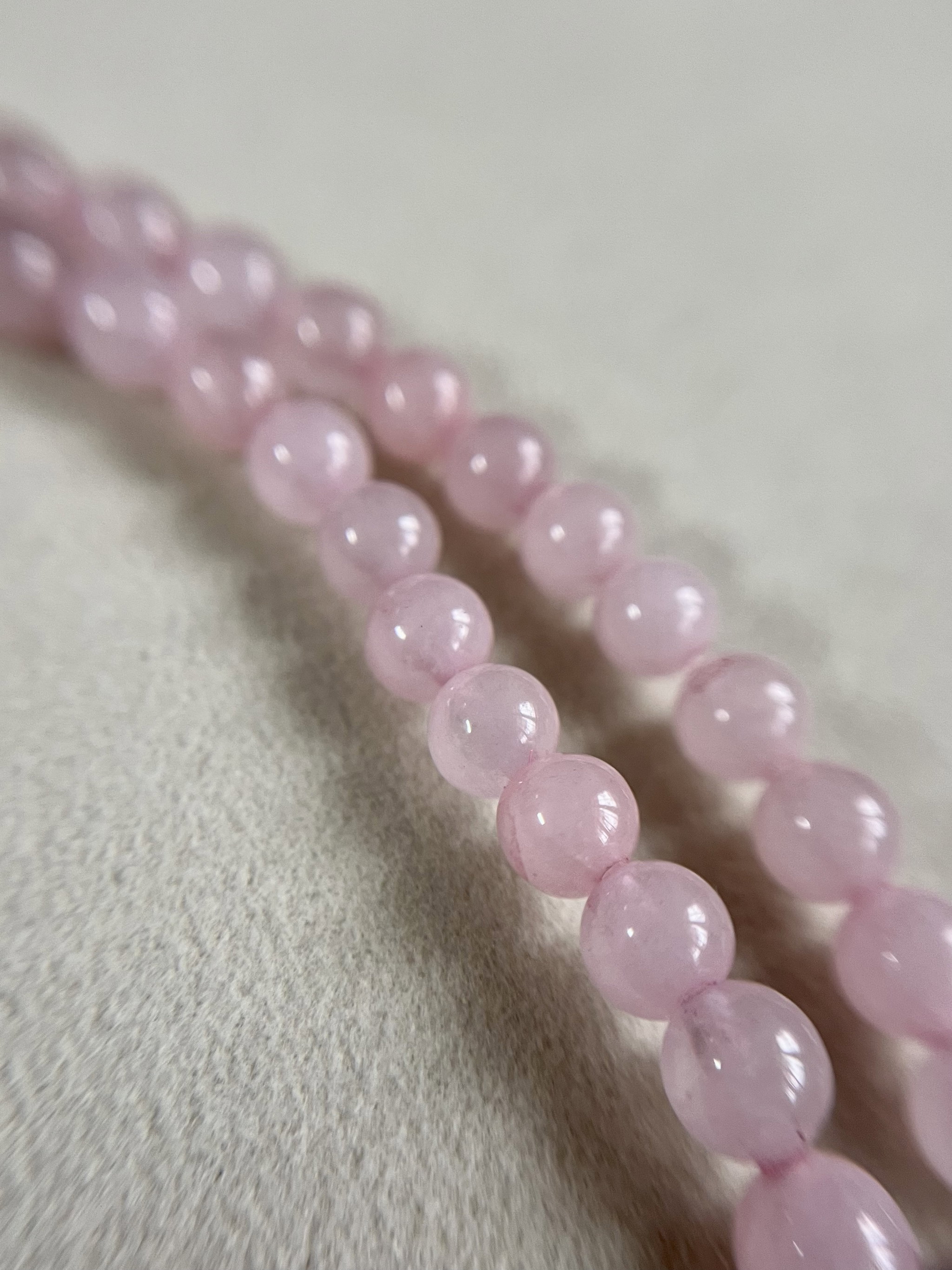 Rose Quartz Tasbih - 99 Beads_2