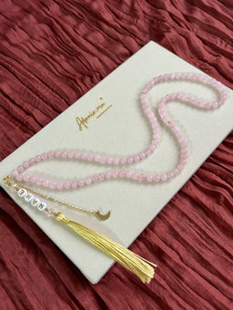 Rose Quartz Tasbih - 99 Beads