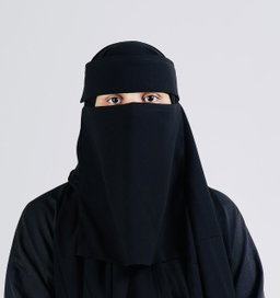 XL Double layer /Flap Niqab (13 inch /12 inch)