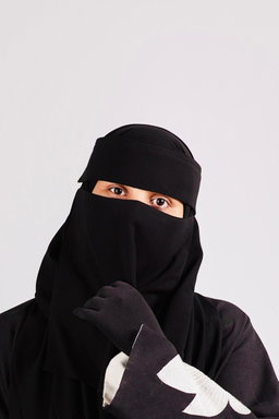 XL Double layer /Flap Niqab (13 inch /12 inch)