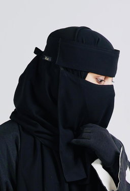 XL Double layer /Flap Niqab (13 inch /12 inch)