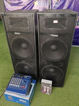 Sistema de Som Profissional Hiansen (Conjunto Completo)