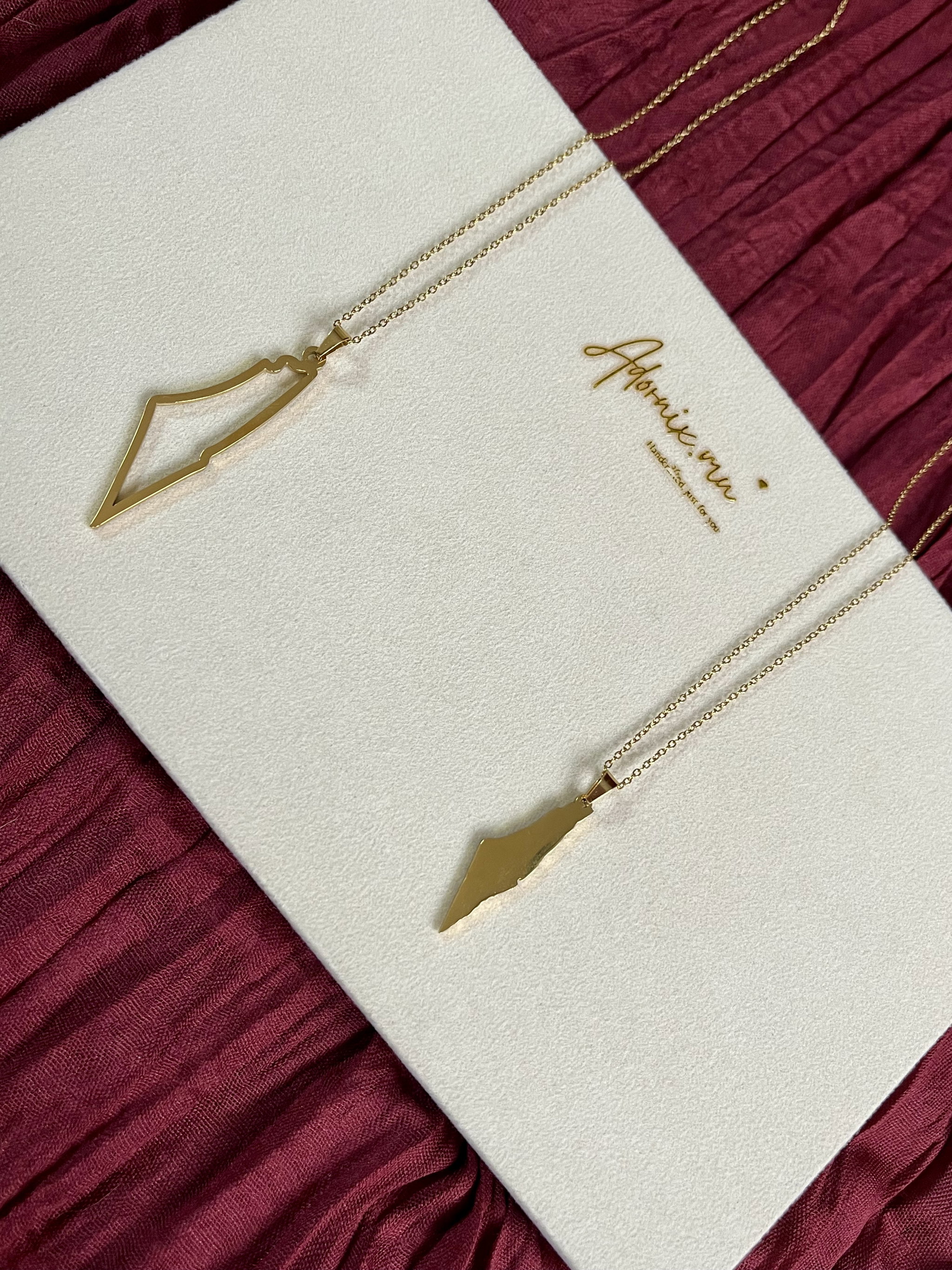 Palestine Necklace - Gold_1