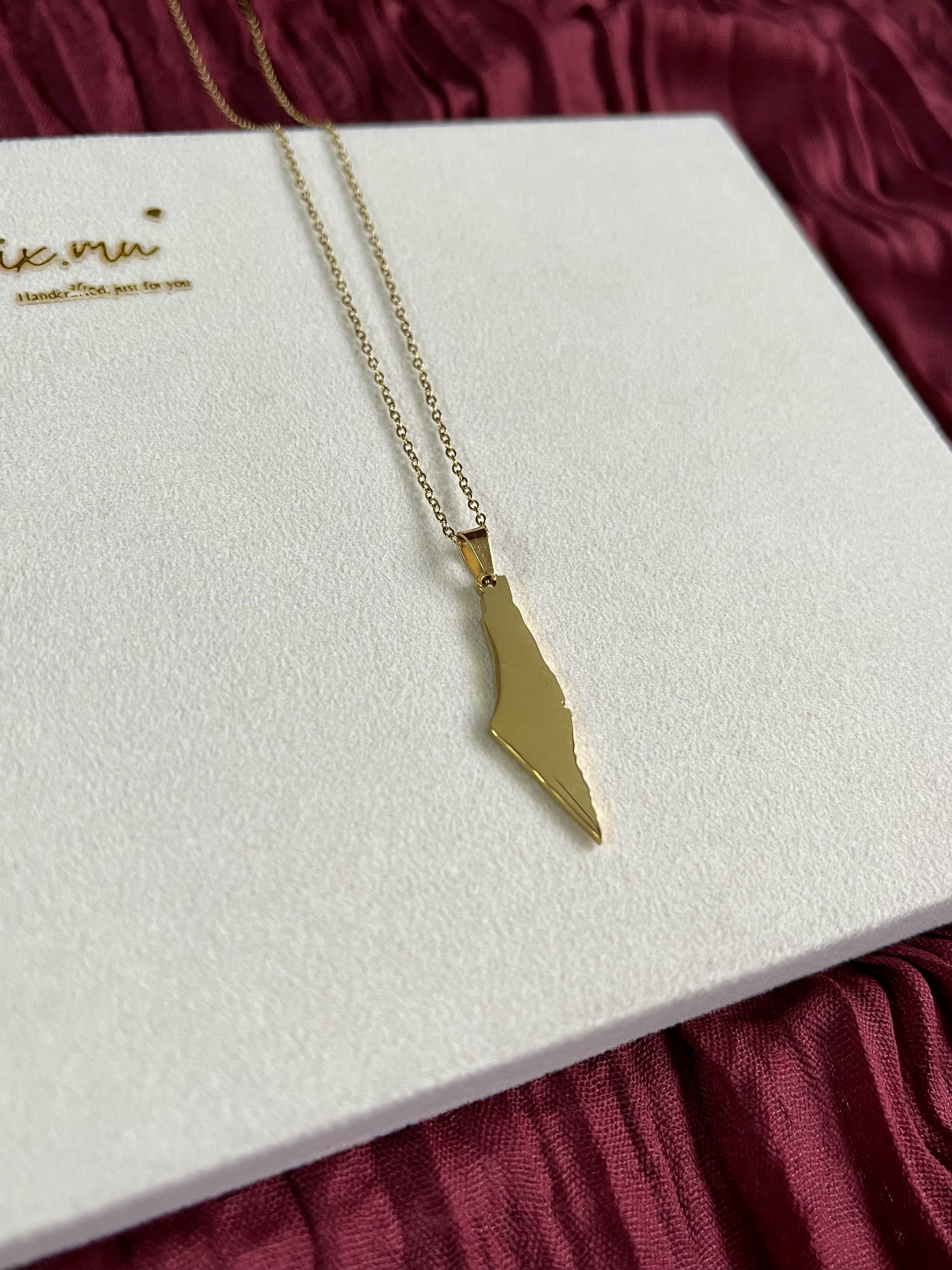 Palestine Necklace - Gold