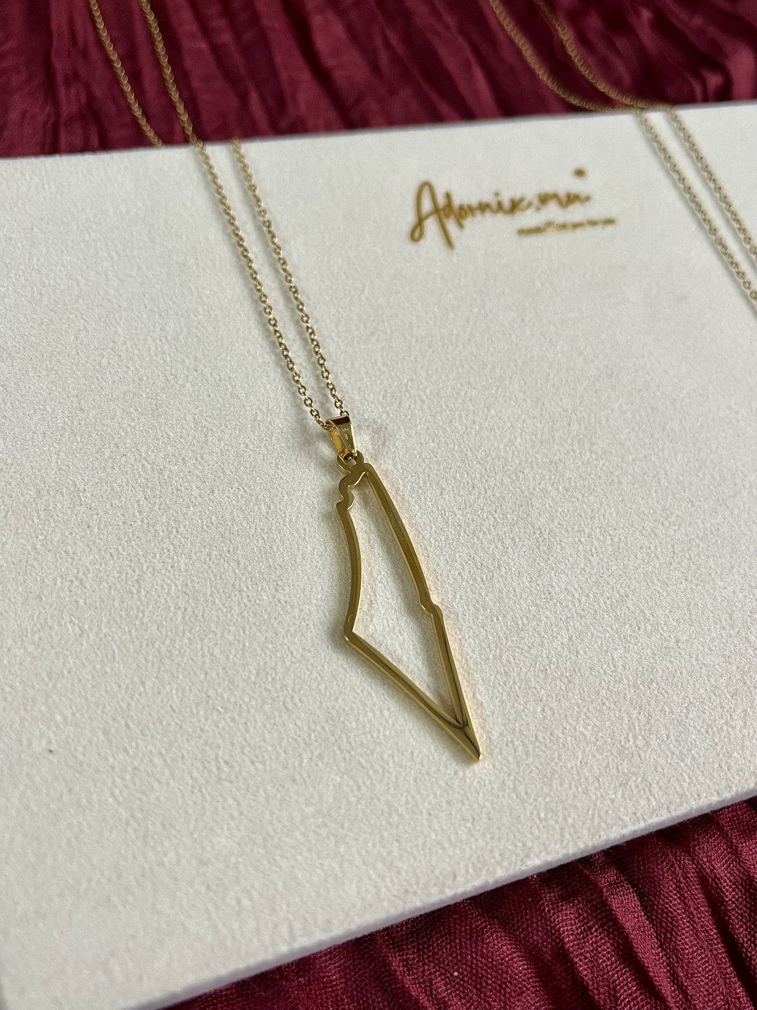 Palestine Necklace - Gold