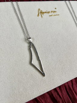Palestine Necklace - Silver