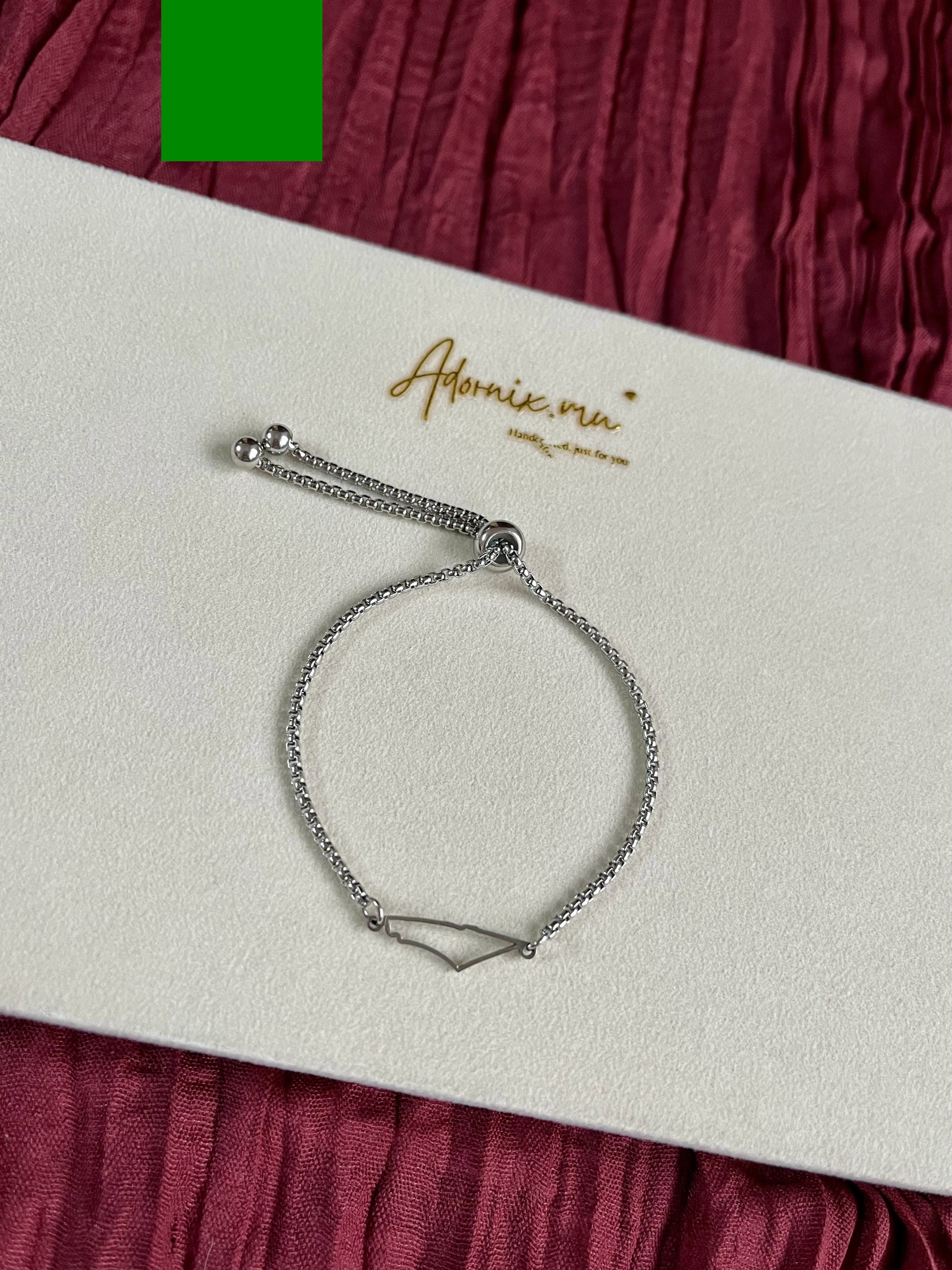 Palestine Bracelet - Silver