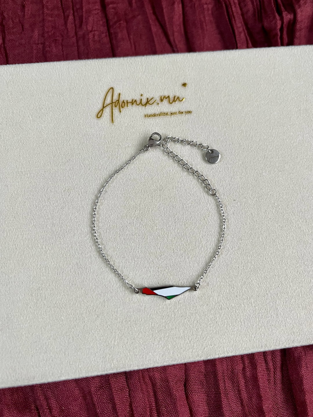Palestine Bracelet - Silver
