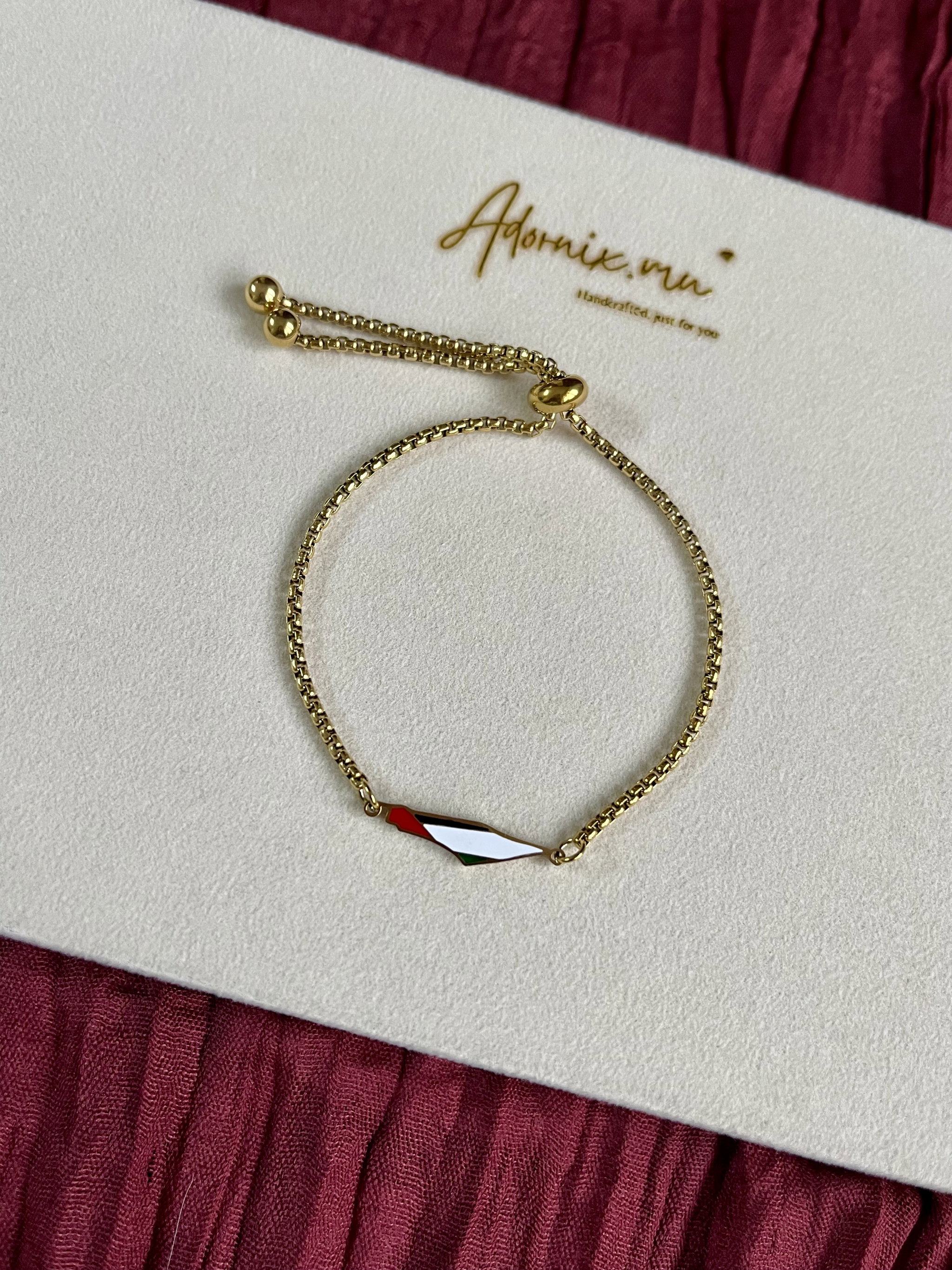 Palestine Bracelet - Gold_2