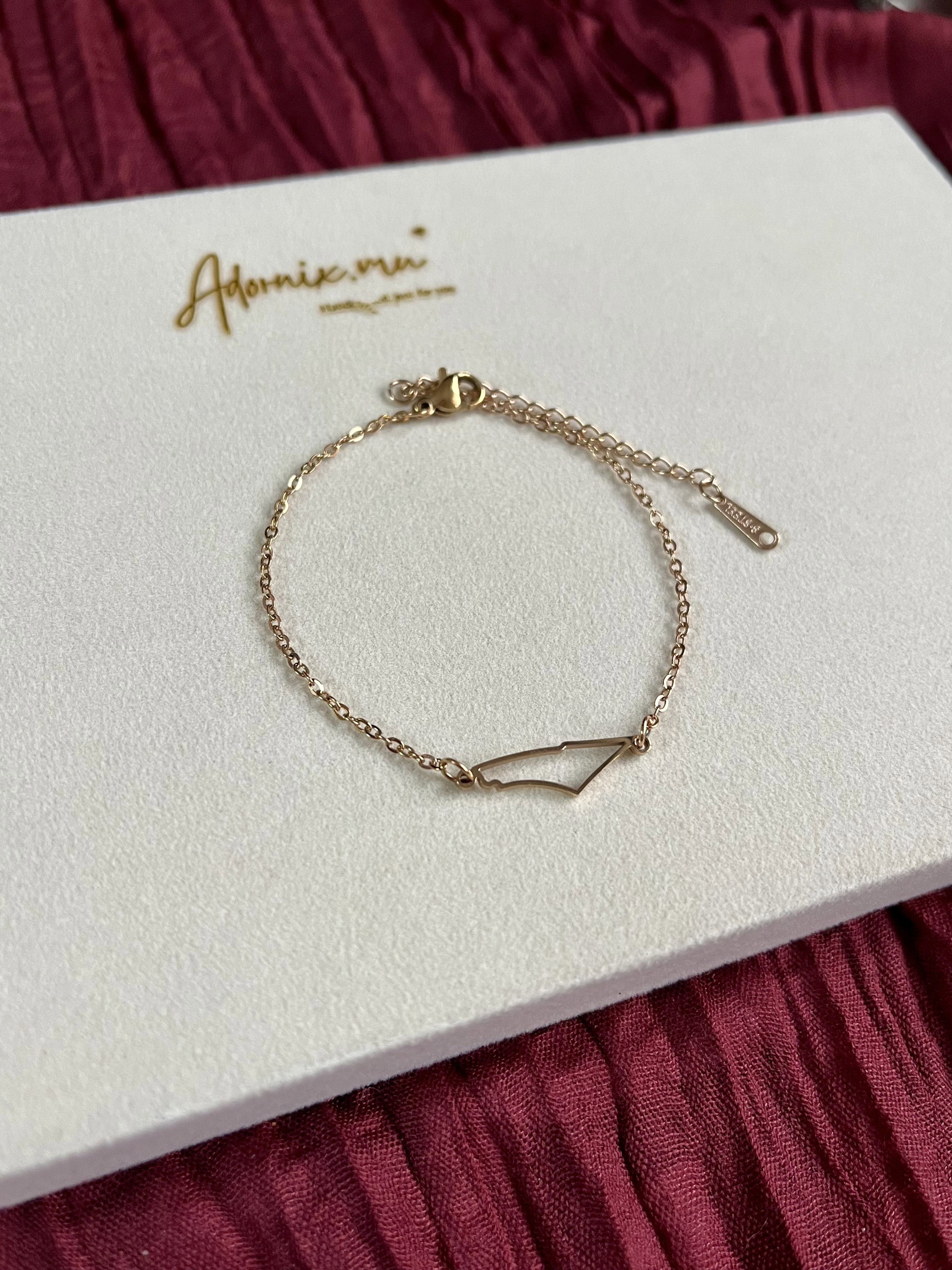 Palestine Bracelet - Rose Gold