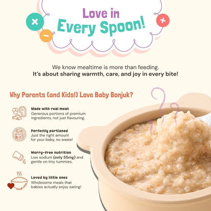 Bonjuk Authentic Korean Nutritional Ready to Eat Baby Porridge | For baby weaning and toddlers_3