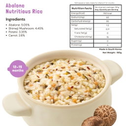 Bonjuk Authentic Korean Nutritional Ready to Eat Baby Porridge | For baby weaning and toddlers