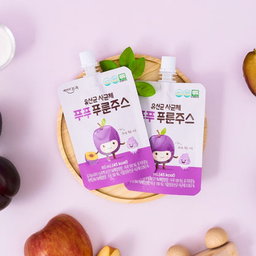BonJuk 80ML x 15 pkts Organic Probiotic Prune Fruit Juice | Good for constipation and digestive system | Suitable for Little Tummy