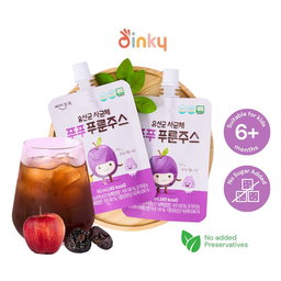 BonJuk 80ML x 15 pkts Organic Probiotic Prune Fruit Juice | Good for constipation and digestive system | Suitable for Little Tummy