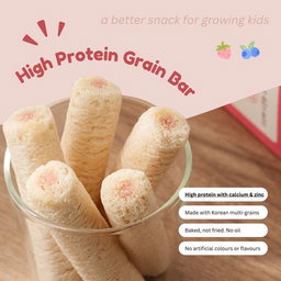 Little Spoon High Protein and Calcium Grain Bar for Growing Kids [Expiry Dec 2026]