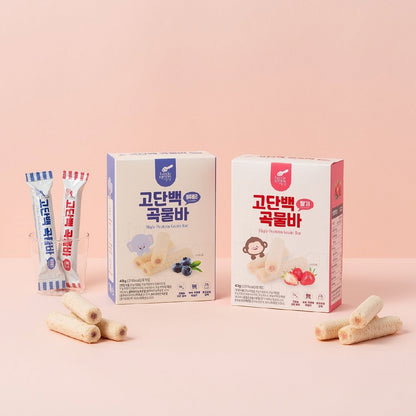 Little Spoon High Protein and Calcium Grain Bar for Growing Kids [Expiry Dec 2026]