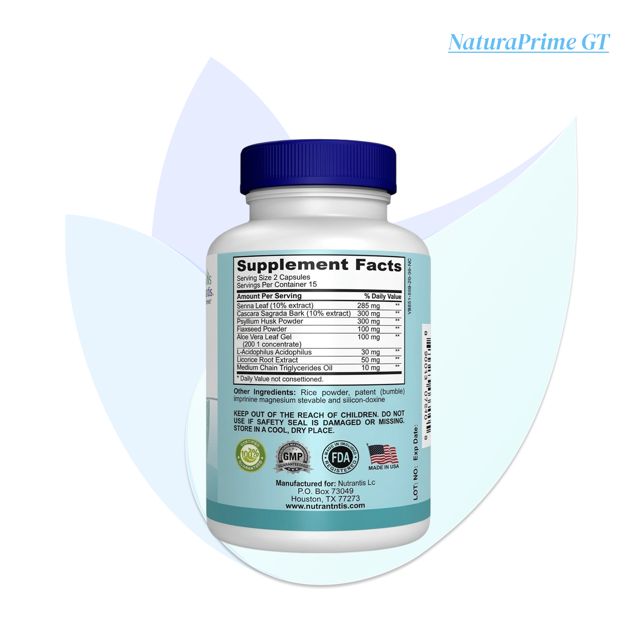 15 Days Cleanse Limpieza Intestinal - 30 cápsulas_1