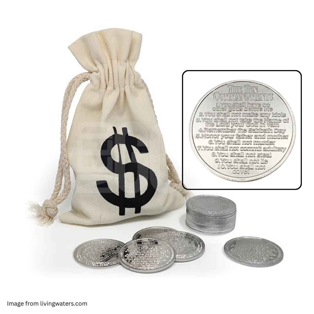 Ten Commandment Coins - Pack of 50_0