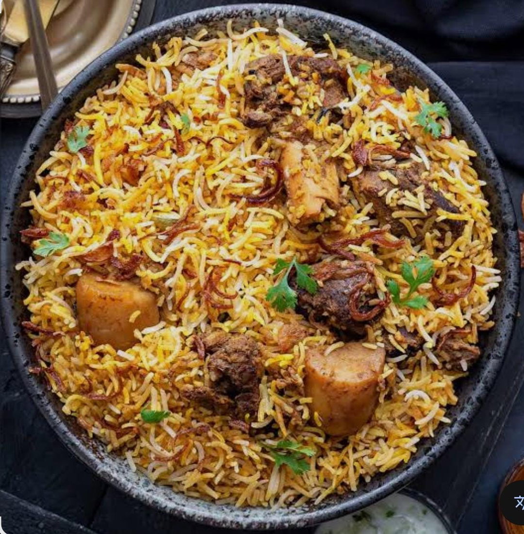 Mutton handi biriyani