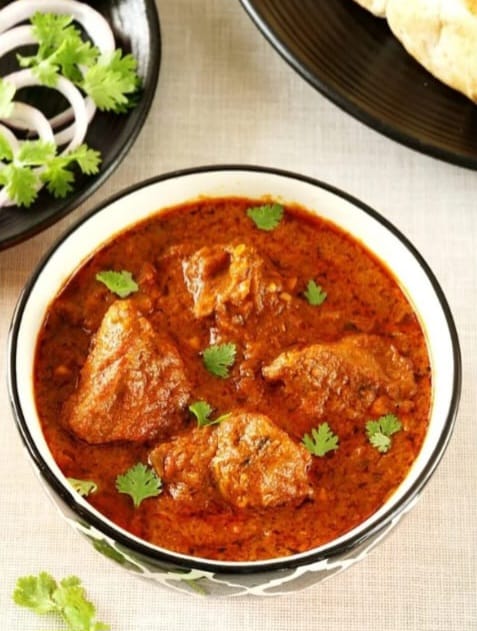 Lamb curry kadai