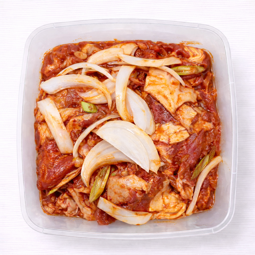 제육목살양념 Spicy Marinated Pork Shoulder 