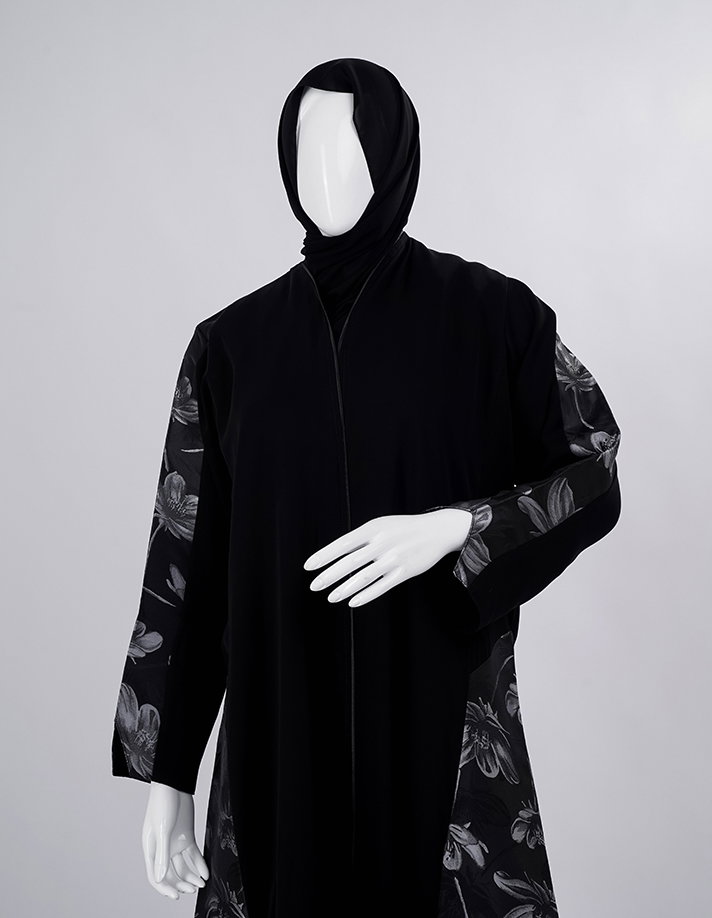 Midnight Blossom Abaya_1